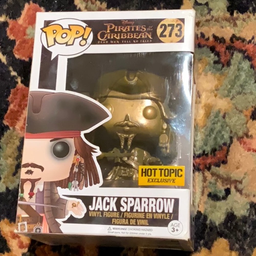 Golden jack sparrow hot topic exclusive